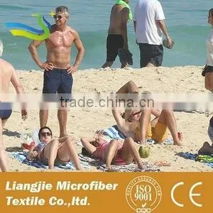 Baoding 100% Suede Microfiber Custom Reactive Printed Beach Towel thumbnail-1