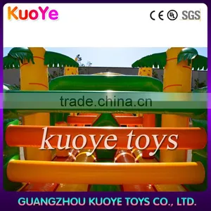 China Manufacturer Baby Inflatable Obstacle Courses, Children Jumping House Animals Obstacle With Tunnel,juegos Inflables China thumbnail-4