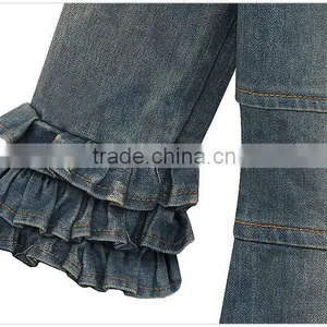 2015 New Arrival Latest Half Sleeve Denim Halter Dress Retro Denim Woman One-piece Office Dress thumbnail-6