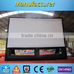 Outdoor Rear Projection Movie Inflatable Screen for Sale thumbnail-1