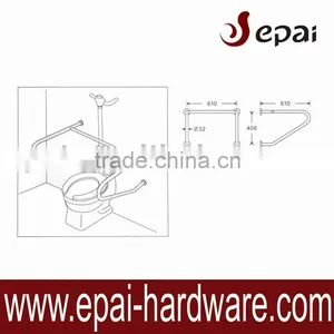 Stainless Steel Safety Bath Handrail thumbnail-1