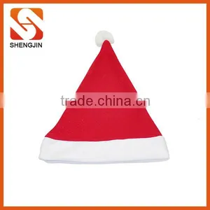 SJ-6912 Hot Selling Felt Holiday Santa Hat Chrismas Decoration Hat thumbnail-1