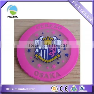 Small Quantity ox Animal Logo Pattern Soft Rubber Table Mat thumbnail-2