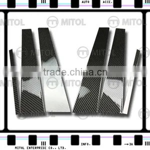 For Subaru WRX 2014- Rear Carbon Fiber Car Pillar Post thumbnail-1