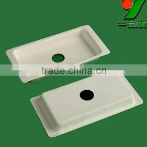 Biodegradable Clean Fiber Moulded Paper Pulp Iphone Packaging Box for Samsung Galaxy s6 Sim Card Tray for Phone Accessories thumbnail-2