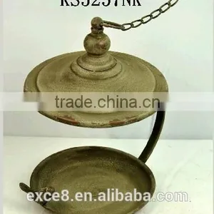 Handmade Metal Rustic Garden Bird Feeder thumbnail-1