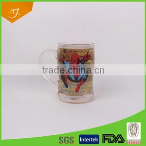 Wholsale Glass Beer Mug With Logo Spider-man Beer up thumbnail-1