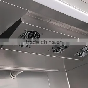 C3 900L 4-door Double-temperature Upright Commercial Refrigerator Freezer for Restaurant thumbnail-5