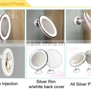 Led Makeup Mirror Lighted Swivel Wall Mounted Makeup Mirror 10x thumbnail-3