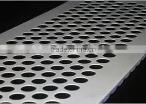 Aluminum Decorative Perforated Metal Sheet / Punched Metal Mesh thumbnail-1