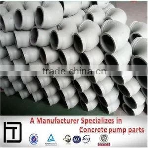 Concrete Pumps Parts, DN125*R275 Twin-wall Steel Pipe Fitting Elbow thumbnail-4