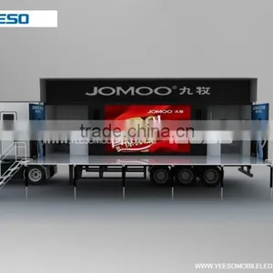 YEESO Large Version LED Mobile Stage Truck YES-C40 For Sale, Outdoor Advertising, Road Show thumbnail-1