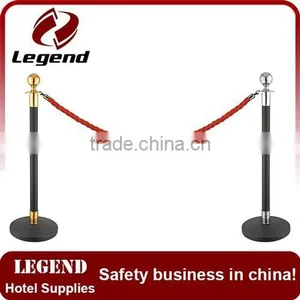 Hotel Stainless Railing Stand Crowd Control Rope Queue Barrier thumbnail-5