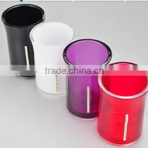Plastic Bathroom Accessories Gargle Cup With Diamond thumbnail-4
