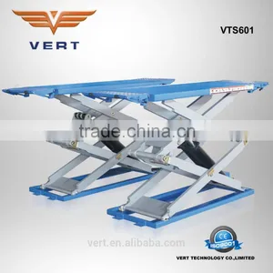 4-cylinders Hydraulic Ground Mounted Full Rise Scissor Lift With Slope VTS601 thumbnail-1