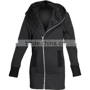 Asymmetrical Cyber-goth Jacket for Women thumbnail-3