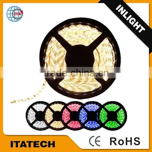 Natural White/ Warm White/Cool White 9.6W/M DC12V SMD3014 IP20 120LED/M 420~960LM/M Flexible Led Strip Light thumbnail-2
