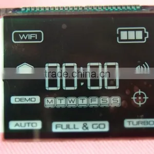 Custom Negative Intelligent Cleaner Lcd Display , Digit Character Segment Transparent Lcd Panel thumbnail-2