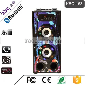 BBQ KBQ-163 10W 1200mAh DJ Empty Speaker Box thumbnail-1