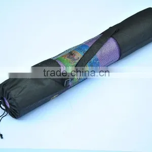 Custom Made Anti Slip PU Leather Top Nature Fiber Rubber Yoga Mat thumbnail-5