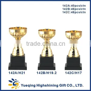 Plastic Base Students Competition Gifts 142ABC Small Souvenir Trophies Student Awards Gold Trophy Cup thumbnail-1