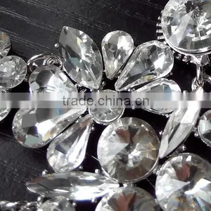 New Design High-end Jewelry Rhinestone Sexy Wedding Bridal Body Chain Dress thumbnail-6