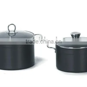 Aluminum Hard Anodized Cooking Pot for Induction Cooker thumbnail-1