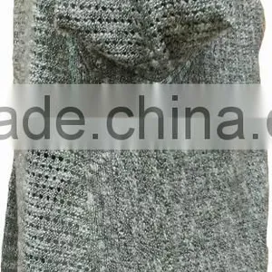 Slub Yarn,malange Effect,ladies' Cardigan thumbnail-2