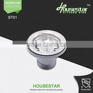 Kitchen Accessories USA Style Semi-steel Sink Strainer for Used-commerical Stainless Steel Sink thumbnail-1