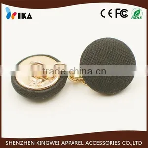 Cloth Covered Button With Metal Shank for Decoration thumbnail-1
