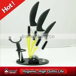 Black TPR Handle 5 Piece Ceramic Knife Set thumbnail-1