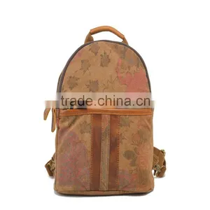 Flower Pattern Printed Girls Laptop Backpack Wholesale School Backpack thumbnail-3