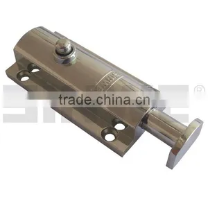 Chrome Plated Zinc Button Cabinet Panel Door Latch Lock thumbnail-1
