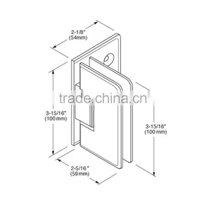 Lowest Price Tempered Glass Branded Two Way Shower Door Hinges Hinge thumbnail-3