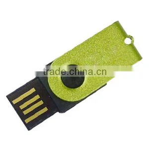 Mini Swivel Usb Flash Drive With Waterproof Grade A Chip thumbnail-1