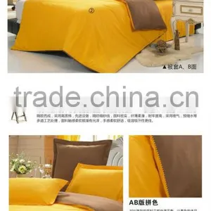 100% Cotton Printed Bedding Set/pure Color thumbnail-3