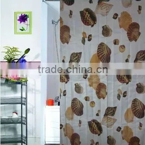 Shell Design Shower Curtain, Hot Sell in the Usa thumbnail-1