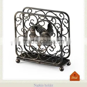 Metal Square Antique Napkin Holder thumbnail-1