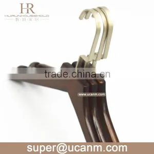 HRW-66P0V Antique Lotus Wooden Clothes Hanger Quality Choice thumbnail-6