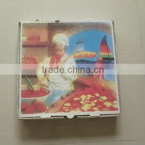 Italian Customised Colorful Pizza Box/high Quality and Reasonable Price Pizza Box thumbnail-1