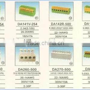 Factory Price 2.54mm 3.81mm 5.08mm Screwless Terminal Block thumbnail-4