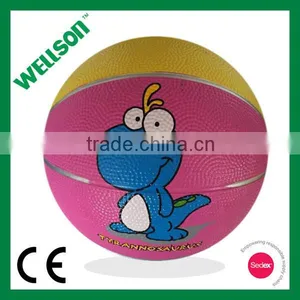 Mini Rubber Basketball thumbnail-1