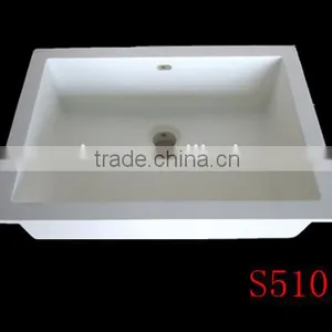 Single Bowl Single Tray Solid Surface Kitchen Sinks,aritifical Stone Single Bowl Kitchen Sink thumbnail-3