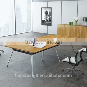 The Ellipse Wooden Clear Table Office Table /metting Table thumbnail-5