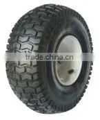 High Quality Wheelbarrow Rubber Wheel 400-8 PU thumbnail-1