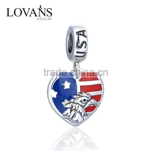 US National Bird Bald Eagle Sterling Silver Bird Pendant thumbnail-1