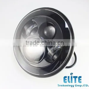 7"halo 7inch Led Round Headlight for Jeep Wrangler thumbnail-2