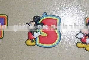 3D Soft PVC Letter Keychain/ Key Holder thumbnail-1