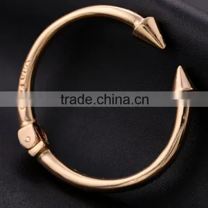 Fashion Stainless Steel VITA Little Giant Bangle Gold Jewelry Bracelet thumbnail-2