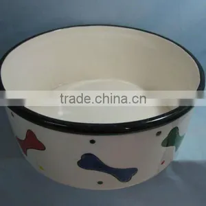 Ceramic Pet Bowl With Little Paw thumbnail-1